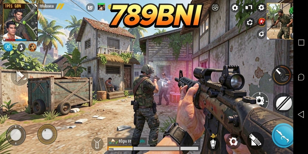 Screenshot utama menampilkan aksi mendebarkan dalam gameplay TPS.