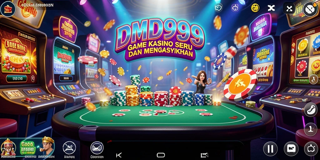 Tampilan gameplay seru DMD999 dengan berbagai pilihan permainan Kasino.