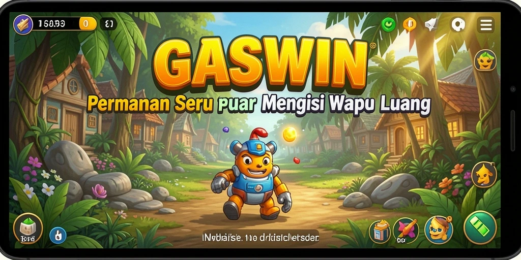 Tangkapan layar utama gameplay <strong>GASWIN</strong> yang menunjukkan aksi seru dan tantangan menarik.