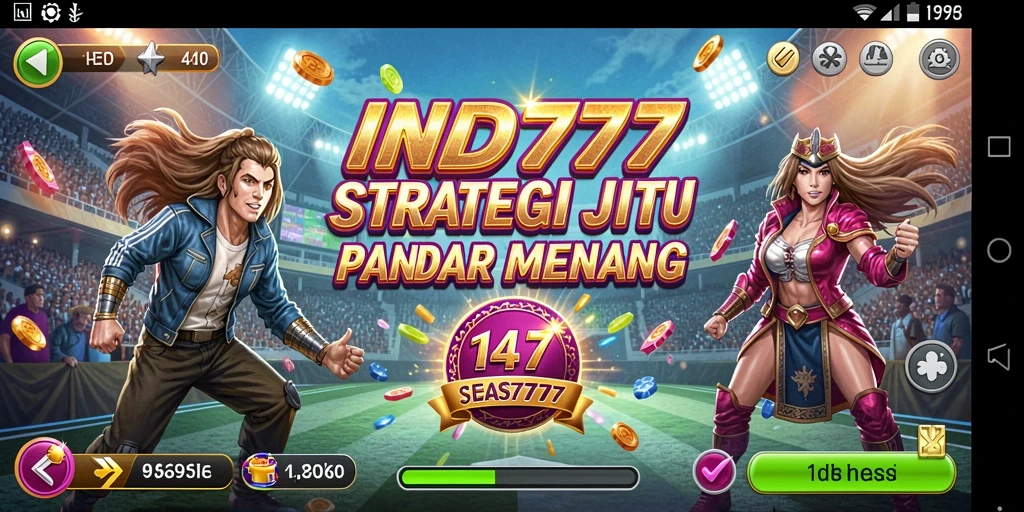 Tampilan gameplay menantang strategi di IND777.