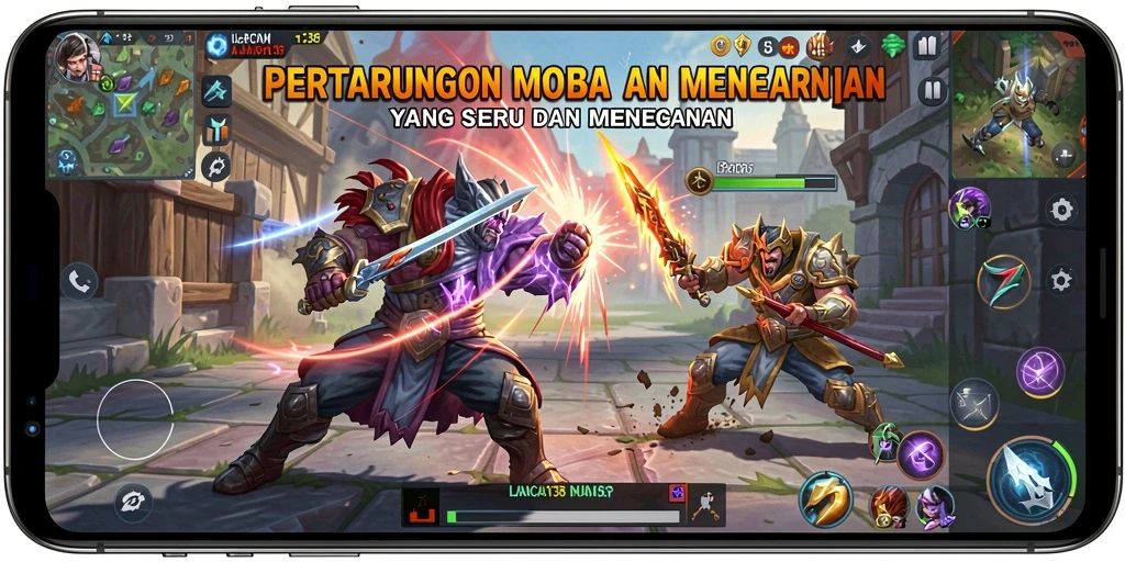 Tampilan gameplay seru dan mendebarkan dari LANCAR138.