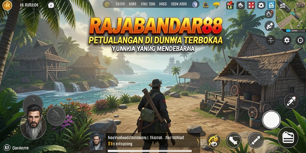 Tangkapan layar menampilkan momen mendebarkan dalam eksplorasi dunia terbuka.