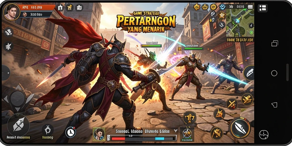 Tampilan gameplay SLG RP8 yang mengasyikkan dan strategis.