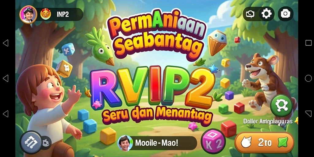 Tampilan gameplay RVIP2 yang seru dan menantang.