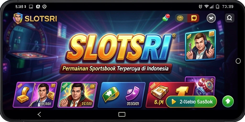 Tangkapan layar SLOTSRI menunjukkan antarmuka taruhan olahraga yang menarik.