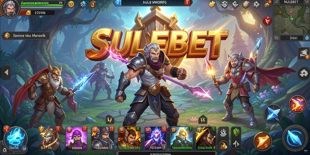 Tangkapan layar gameplay SULEBET yang menampilkan pertempuran seru dan grafis menawan.