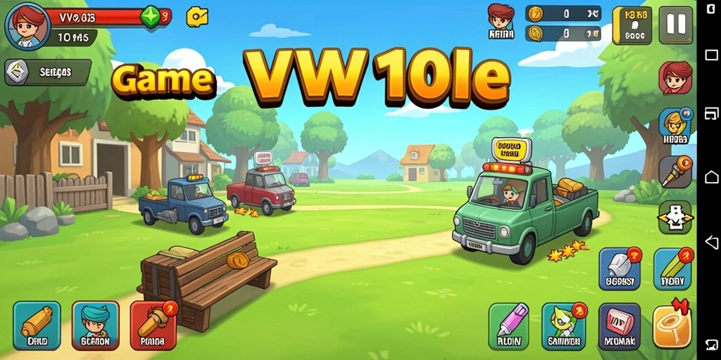 Screenshot VW108 menampilkan aksi gameplay Idle yang seru dan menarik.